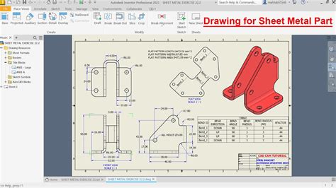 how to make rolled metal part sheet metal|sheet metal drawing ideas.